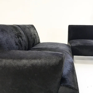 1950s 2-Piece Sectional Sofa in Brazilian Cowhide