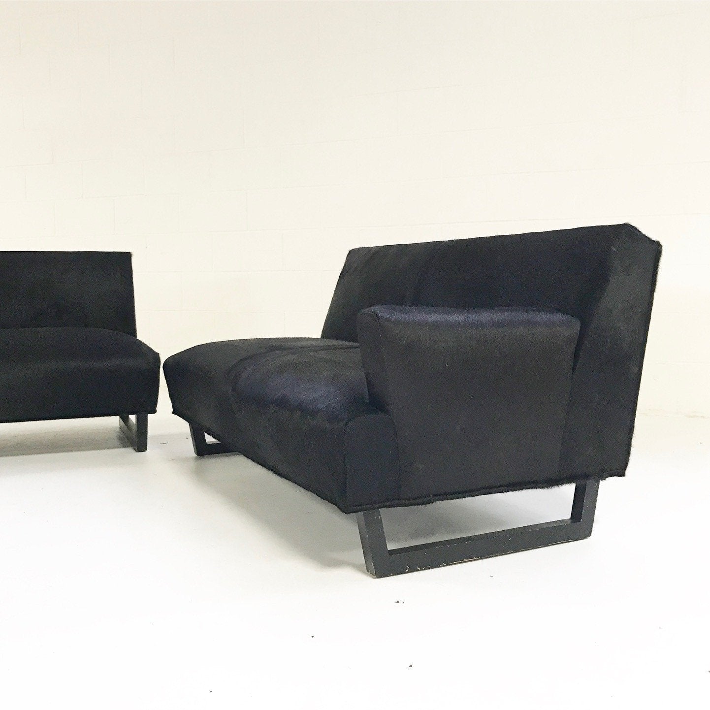 1950s 2-Piece Sectional Sofa in Brazilian Cowhide