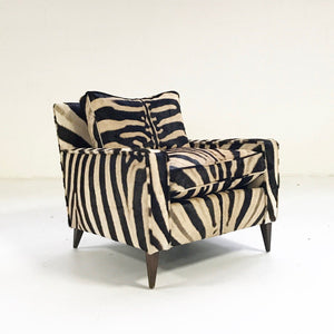Paul McCobb for Craft Lounge Chair in Zebra Hide