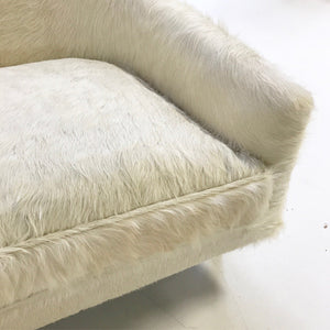 Adrian Pearsall Cloud Chairs for Craft Associates in Ivory Cowhide