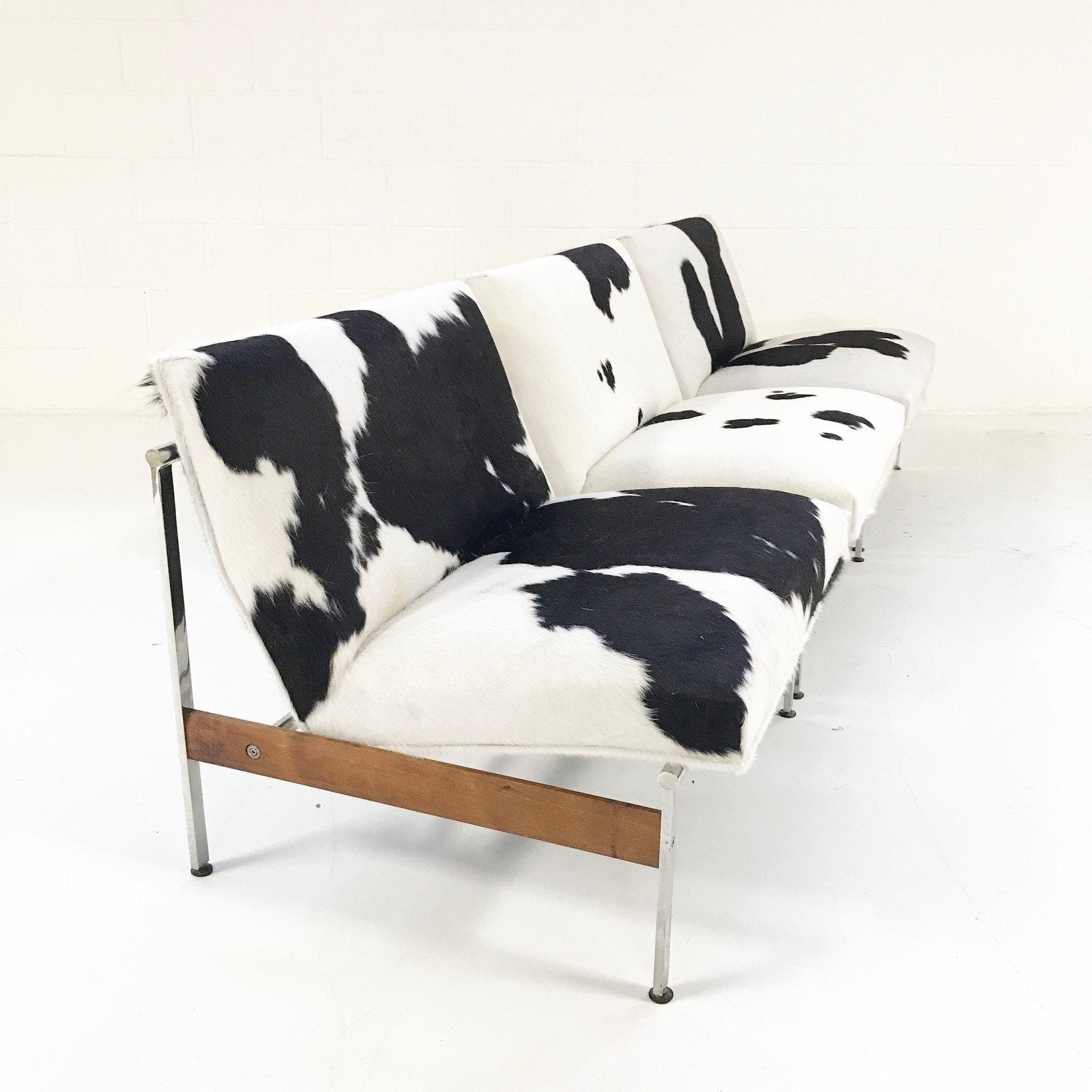 Glenn of California Lounge Chairs in Brazilian Cowhide - A Trio
