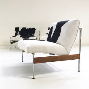 Glenn of California Lounge Chairs in Brazilian Cowhide - A Trio