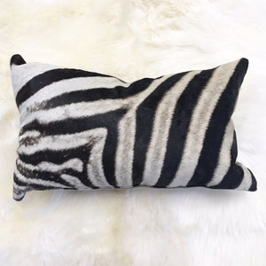 ZEBRA HIDE PILLOW, NO. 12