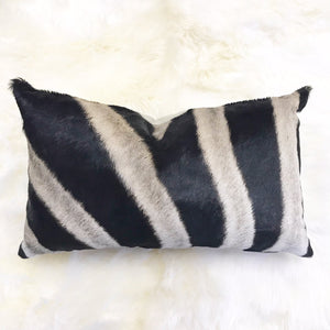 ZEBRA HIDE PILLOW, NO. 14