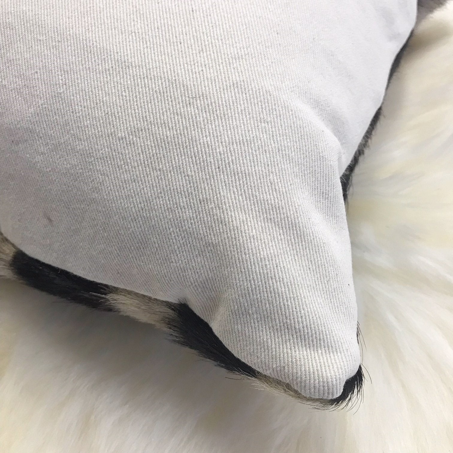 ZEBRA HIDE PILLOW, NO. 18
