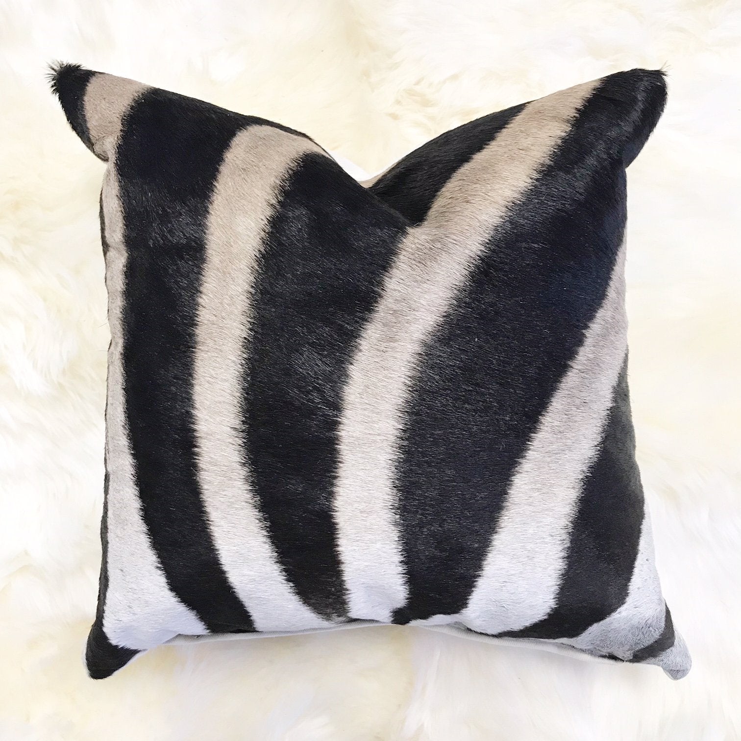 Zebra Hide Pillow, No. 210