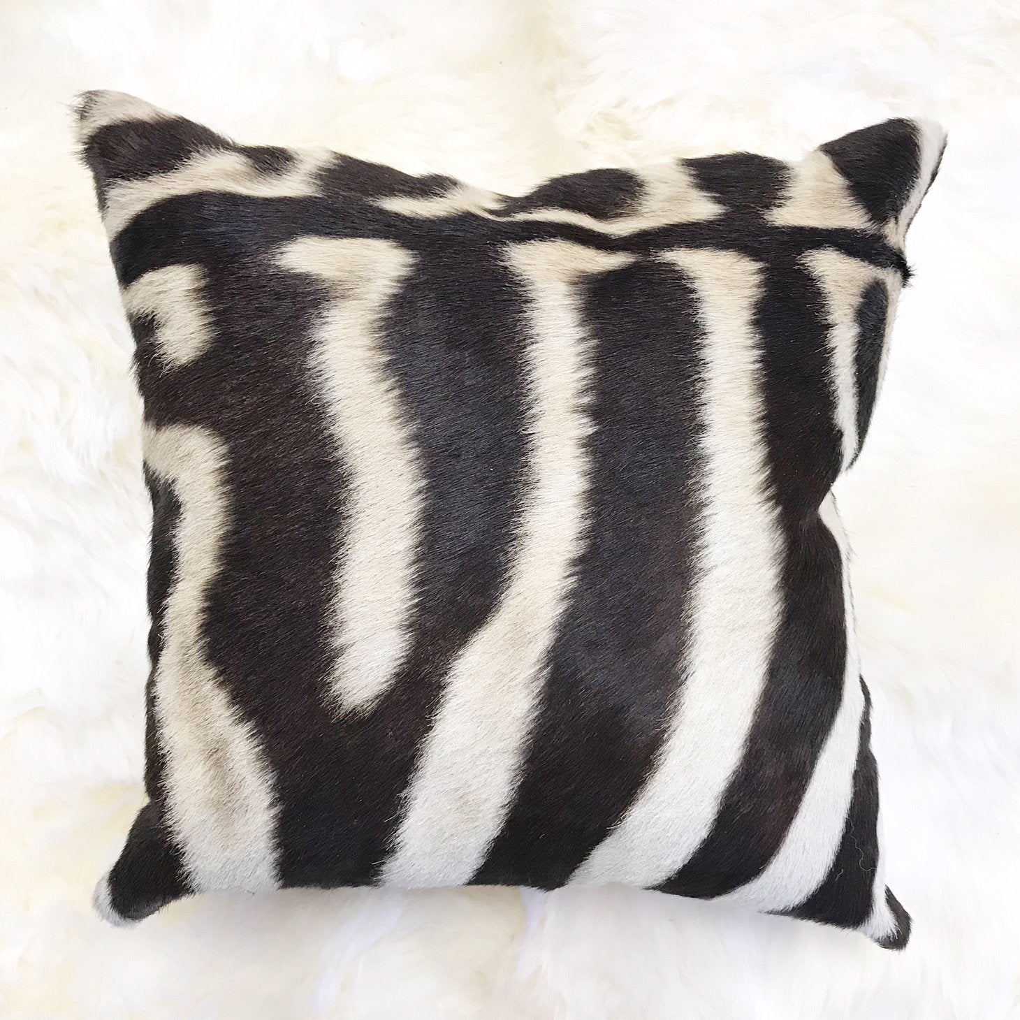 Zebra Hide Pillow, No. 215