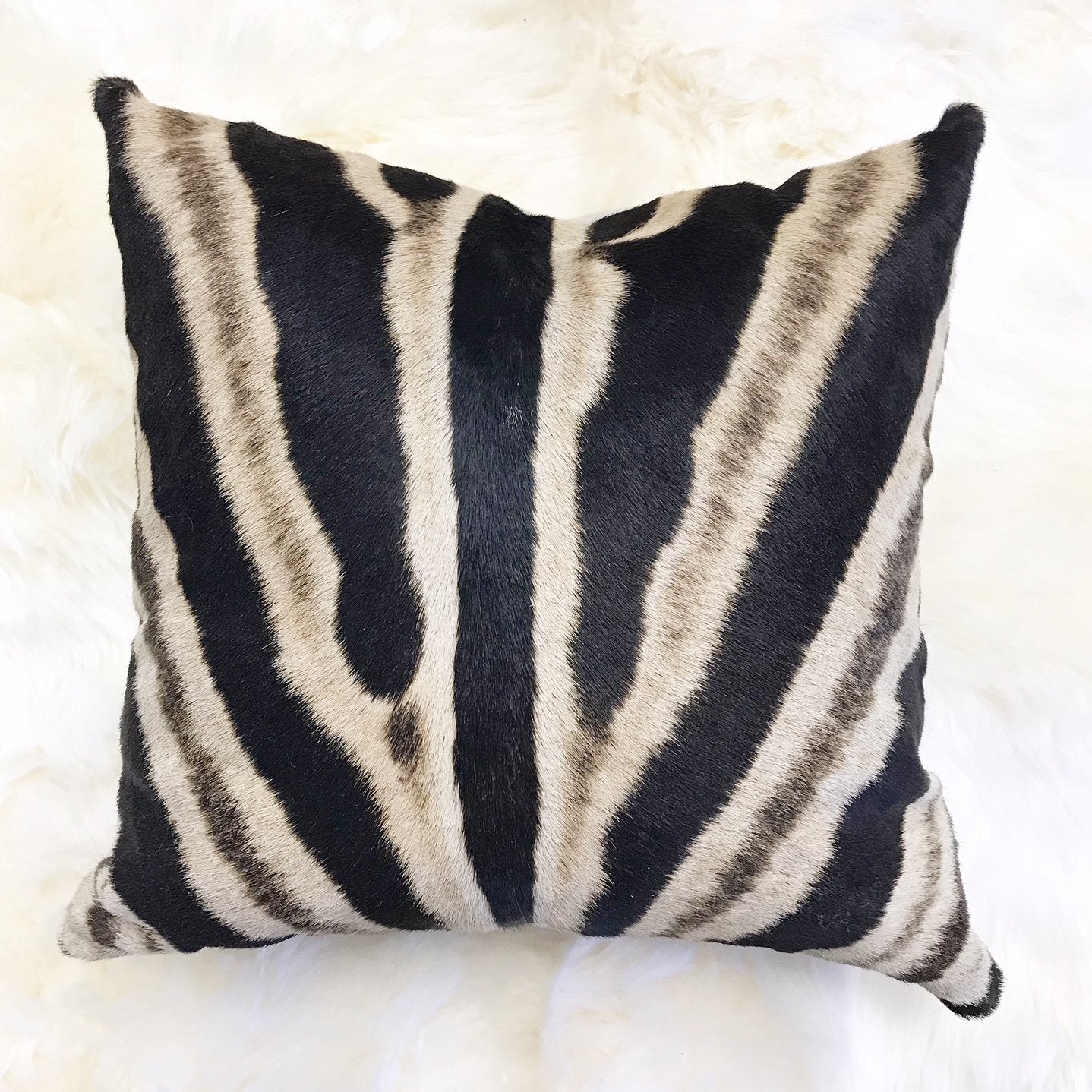 Zebra Hide Pillow, No. 246