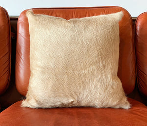 PALOMINO BRAZILIAN COWHIDE PILLOW 18"