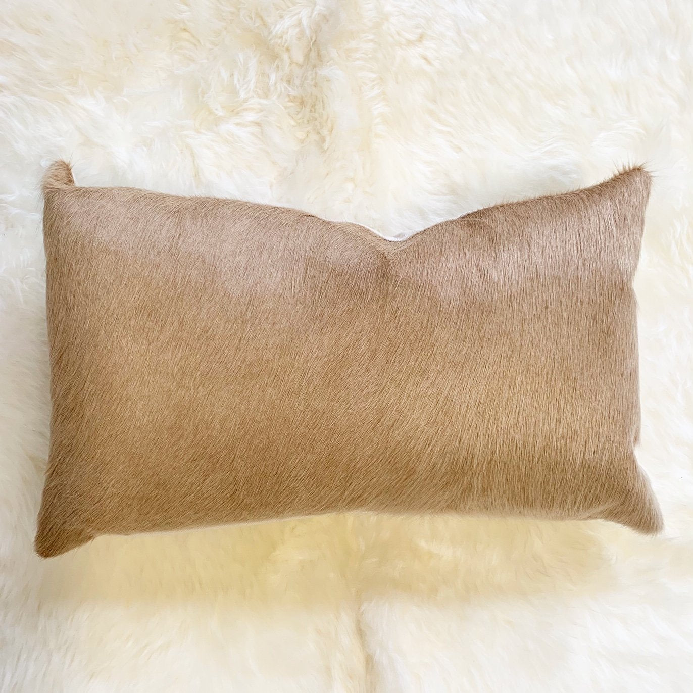 PALOMINO BRAZILIAN COWHIDE PILLOW 13x21"