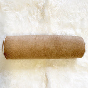PALOMINO BRAZILIAN COWHIDE BOLSTER PILLOW 20"