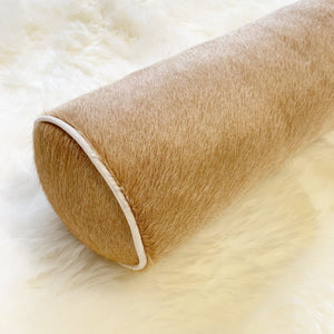 PALOMINO BRAZILIAN COWHIDE BOLSTER PILLOW 20"