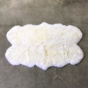 New Zealand Sheepskin Quad Rug - Ivory