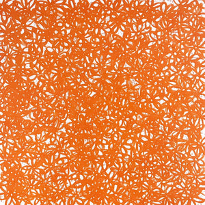 John O'Hara. Daisies, Orange. 69x69"