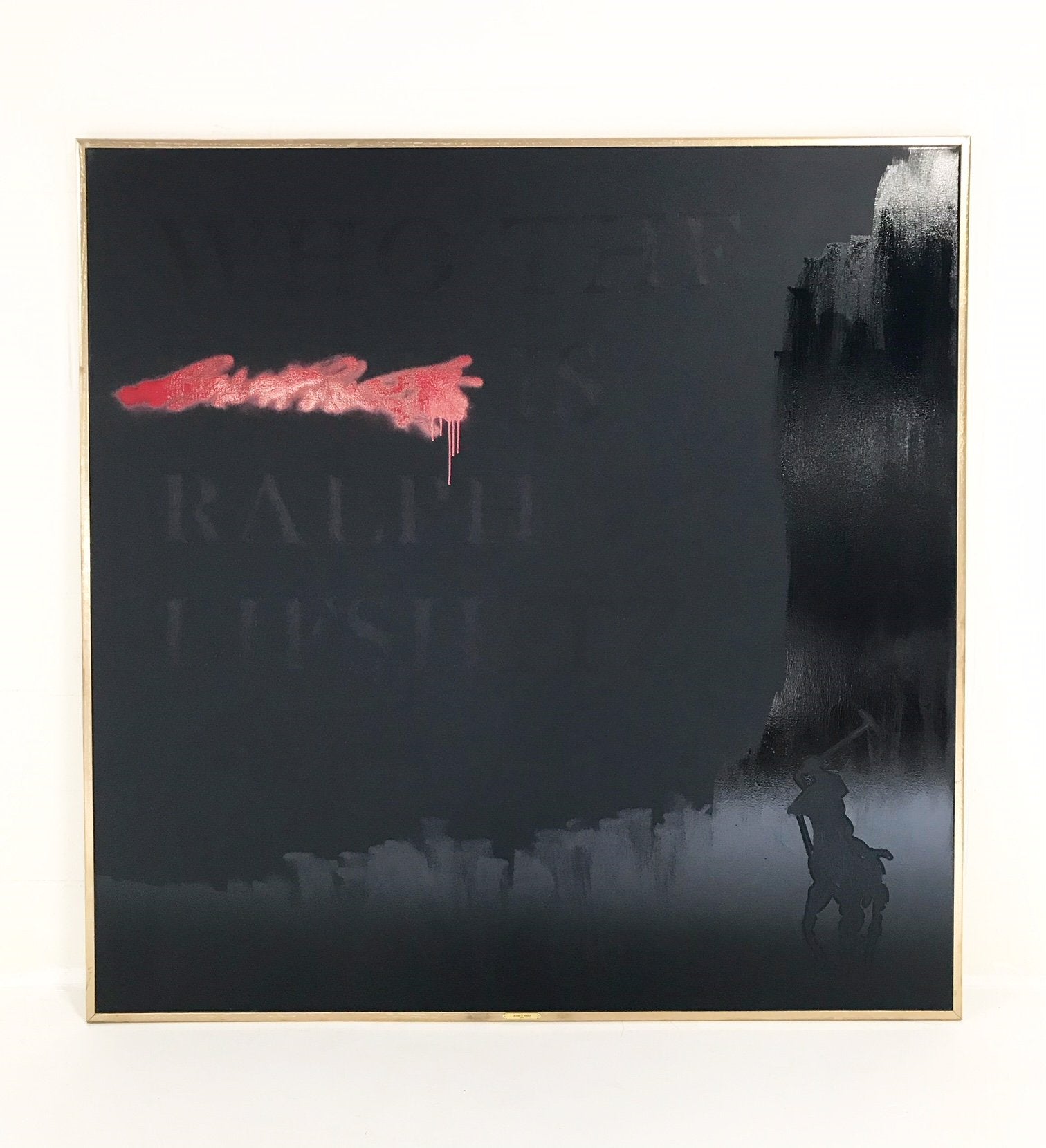 John O'Hara. Who The XXXX Is Ralph Lifshitz. 69x69"