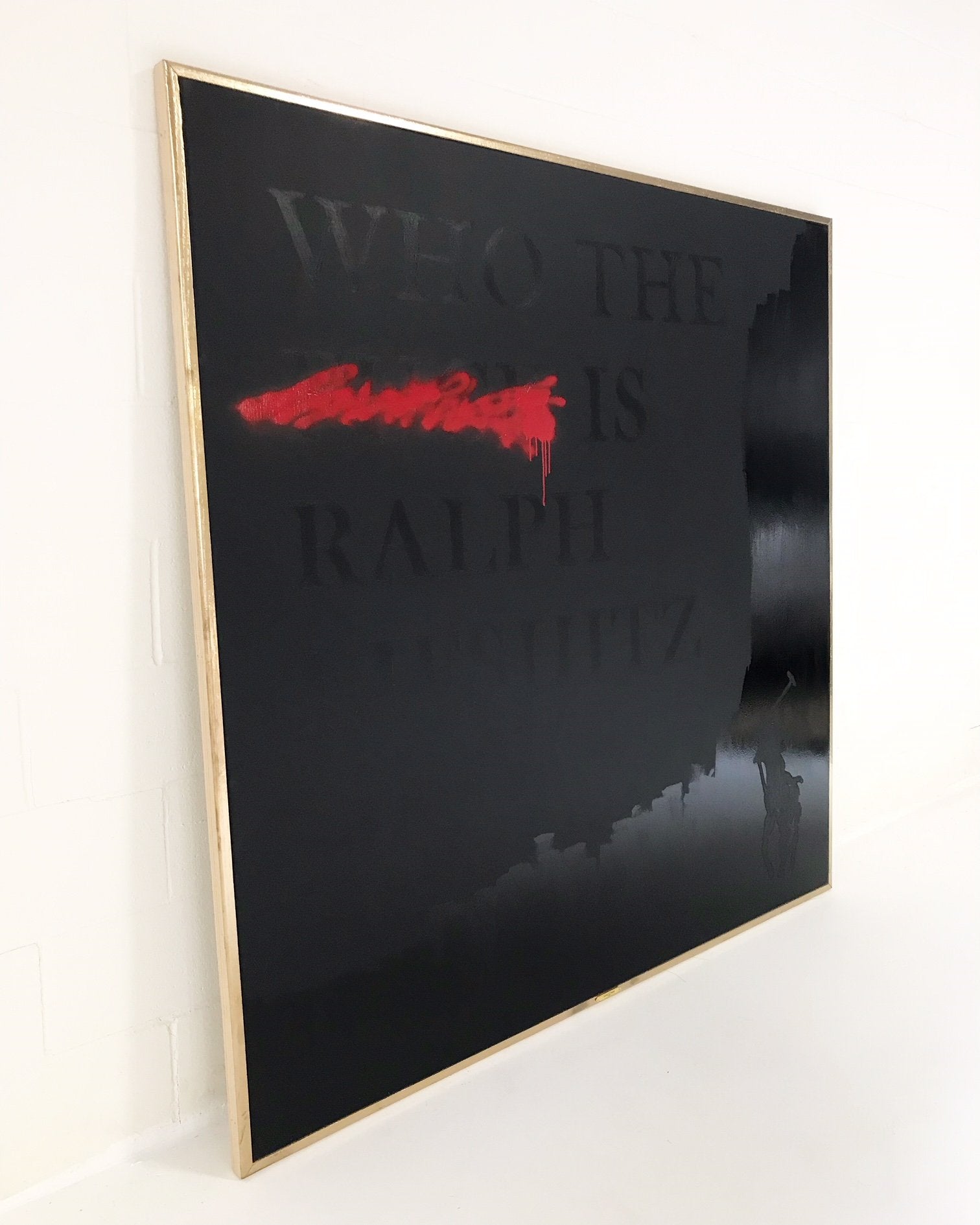 John O'Hara. Who The XXXX Is Ralph Lifshitz. 69x69"