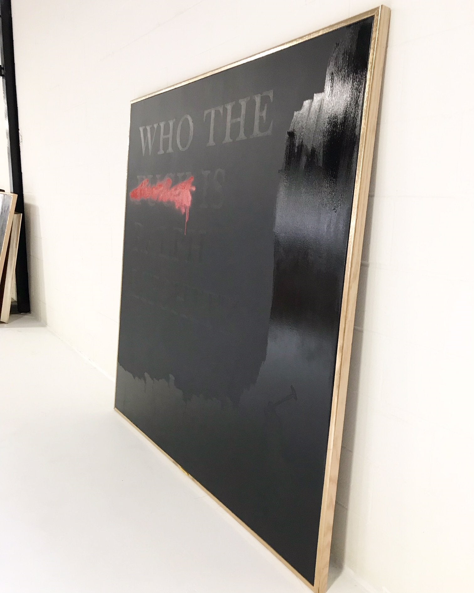 John O'Hara. Who The XXXX Is Ralph Lifshitz. 69x69"