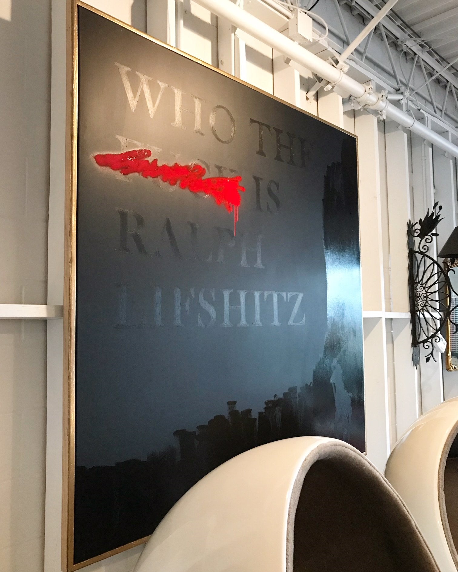 John O'Hara. Who The XXXX Is Ralph Lifshitz. 69x69"