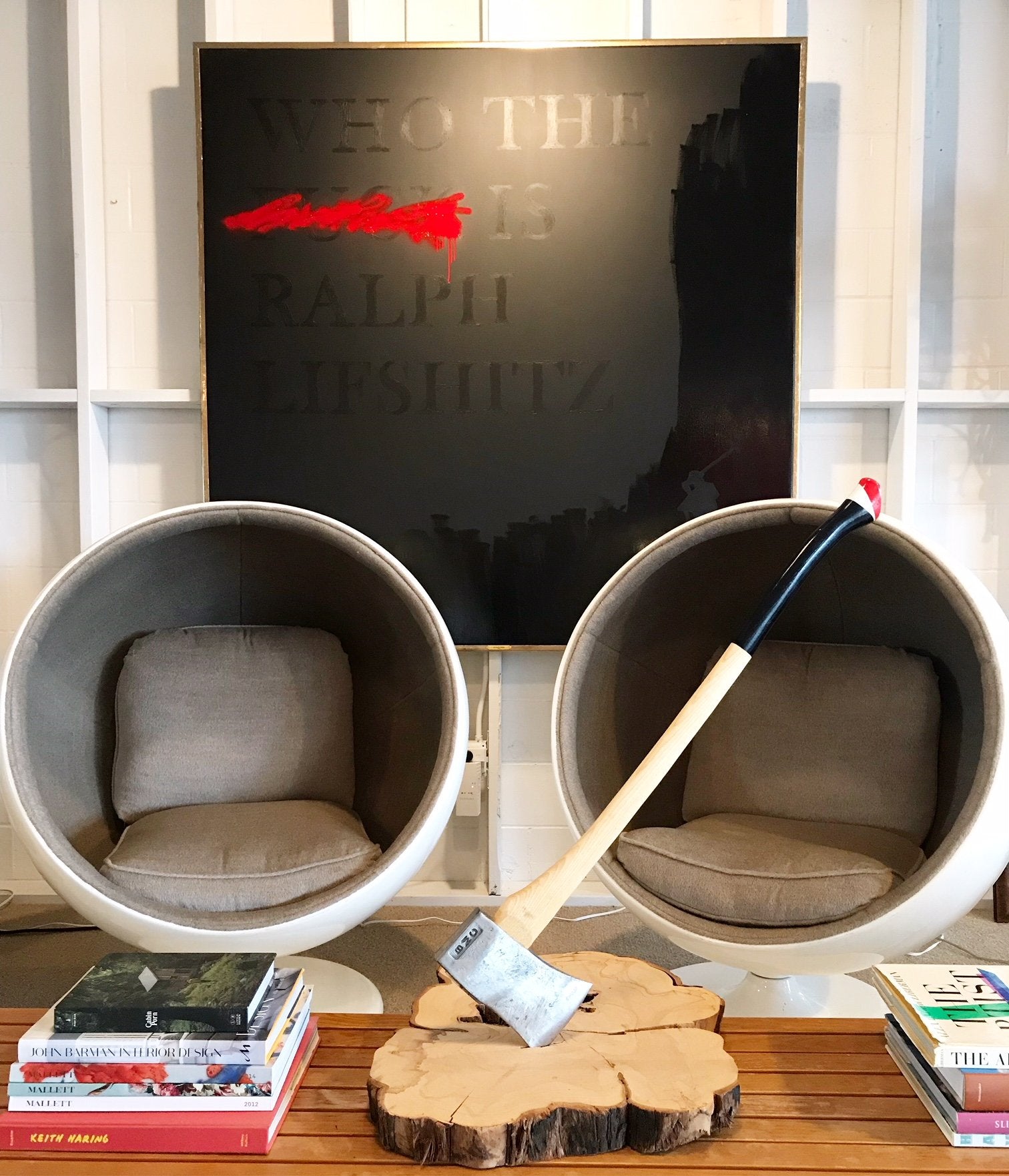 John O'Hara. Who The XXXX Is Ralph Lifshitz. 69x69"