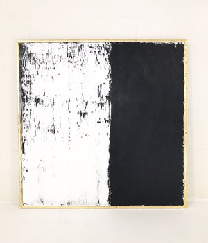 John O'Hara. White and Black. 49.5x49.5"
