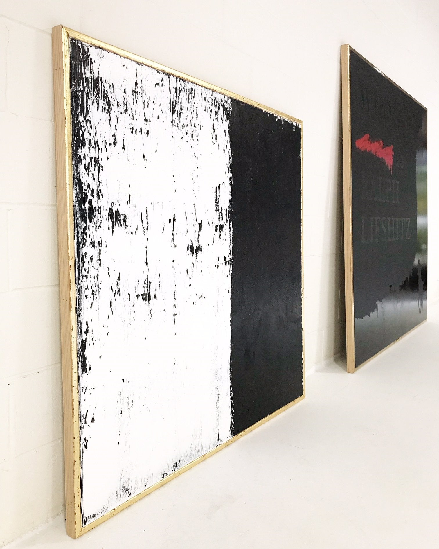 John O'Hara. White and Black. 49.5x49.5"