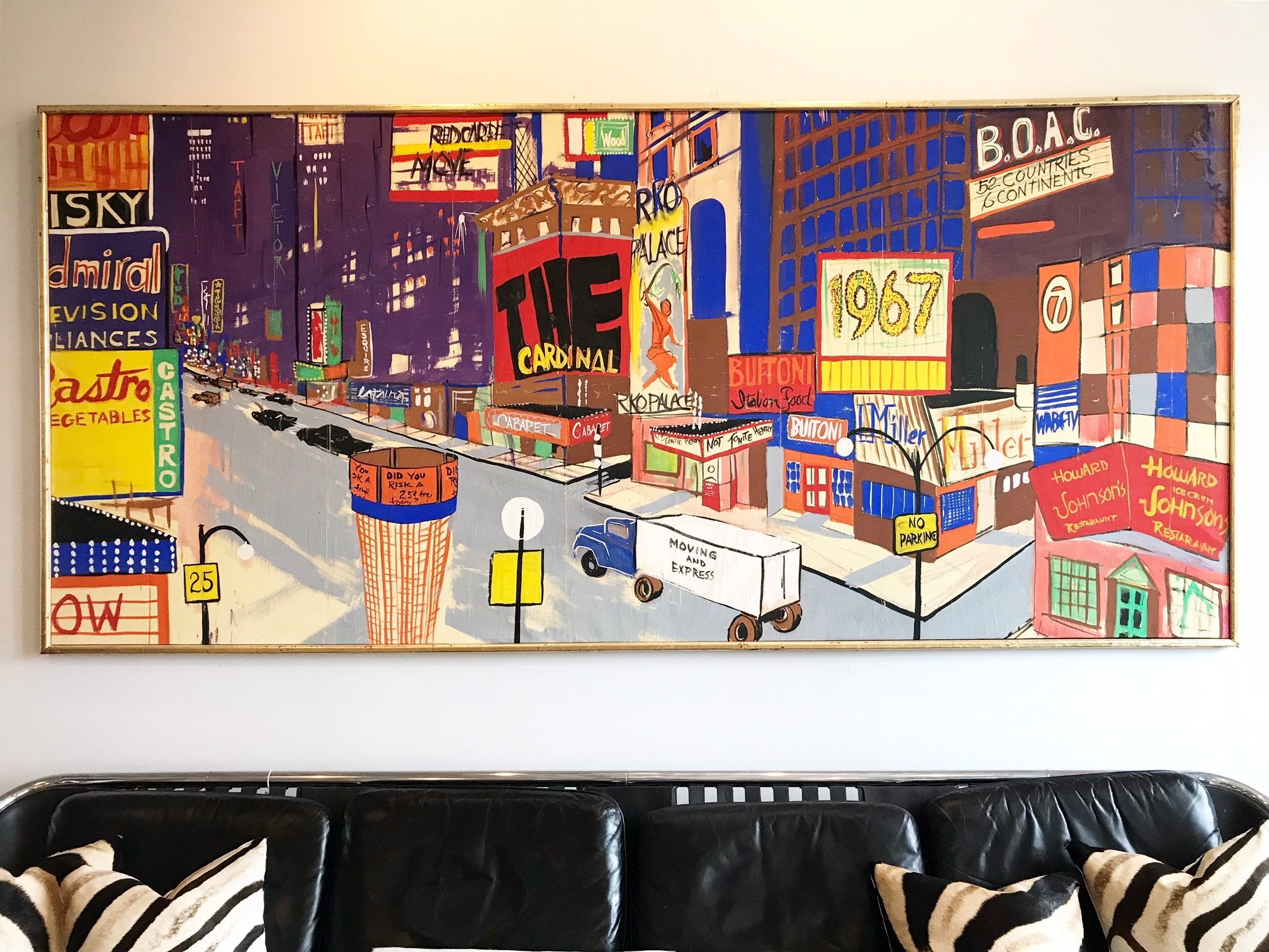 Times Square, 1967. 112.5x51.5"