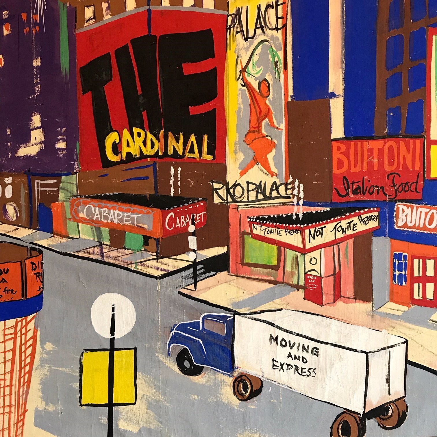 Times Square, 1967. 112.5x51.5"