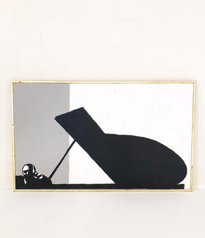 John O'Hara. Piano Man. 62x37.5"
