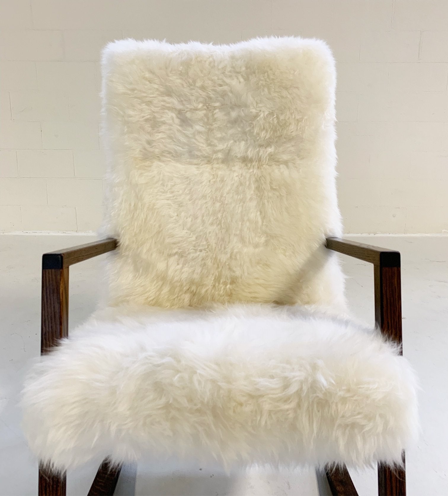Harvey Probber Rocking Chair in Brazilian Sheepskin