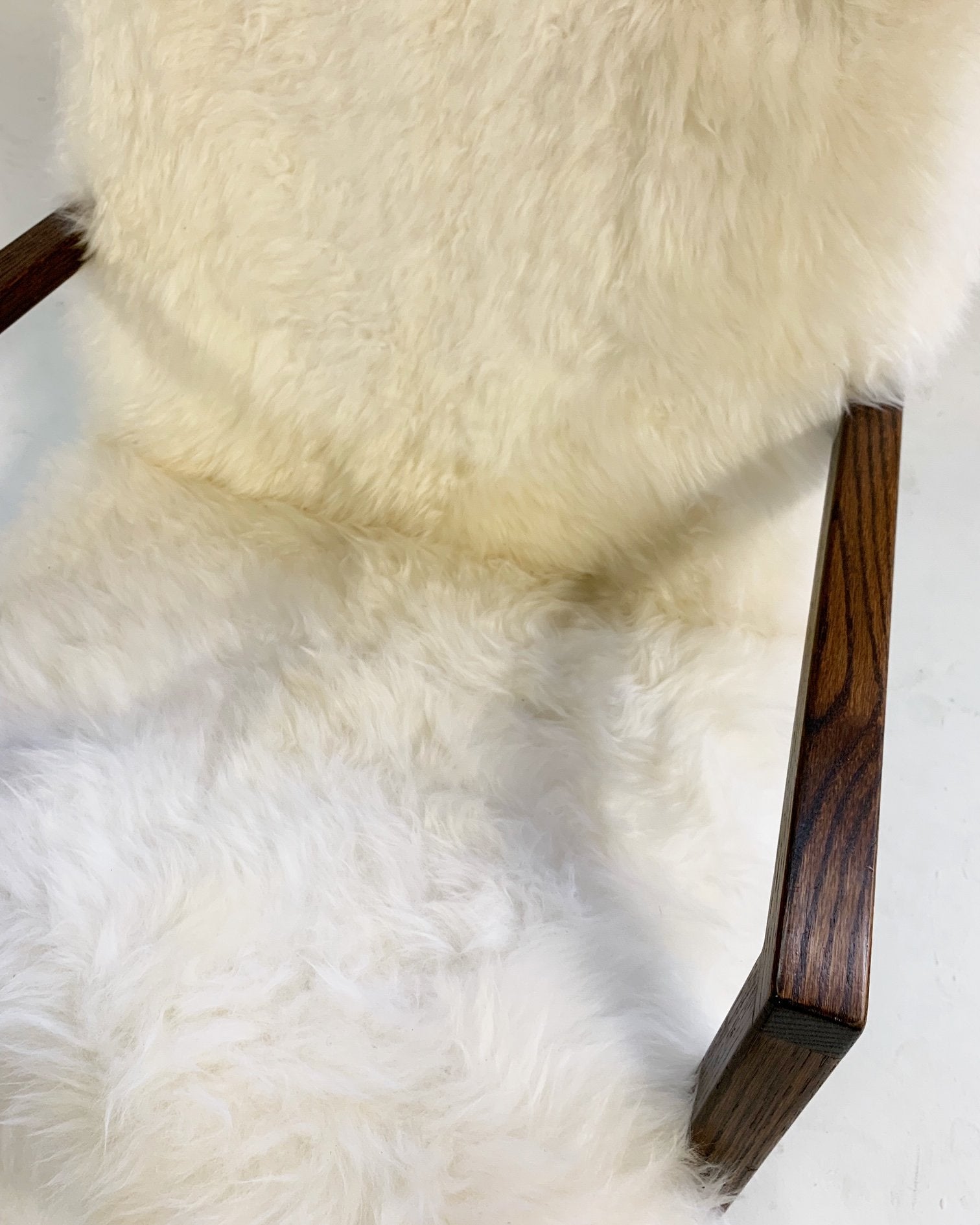 Harvey Probber Rocking Chair in Brazilian Sheepskin