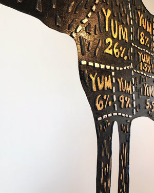 John O'Hara. Yum Cow. 72x50"