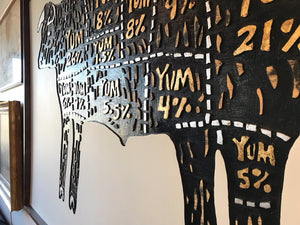John O'Hara. Yum Cow. 72x50"