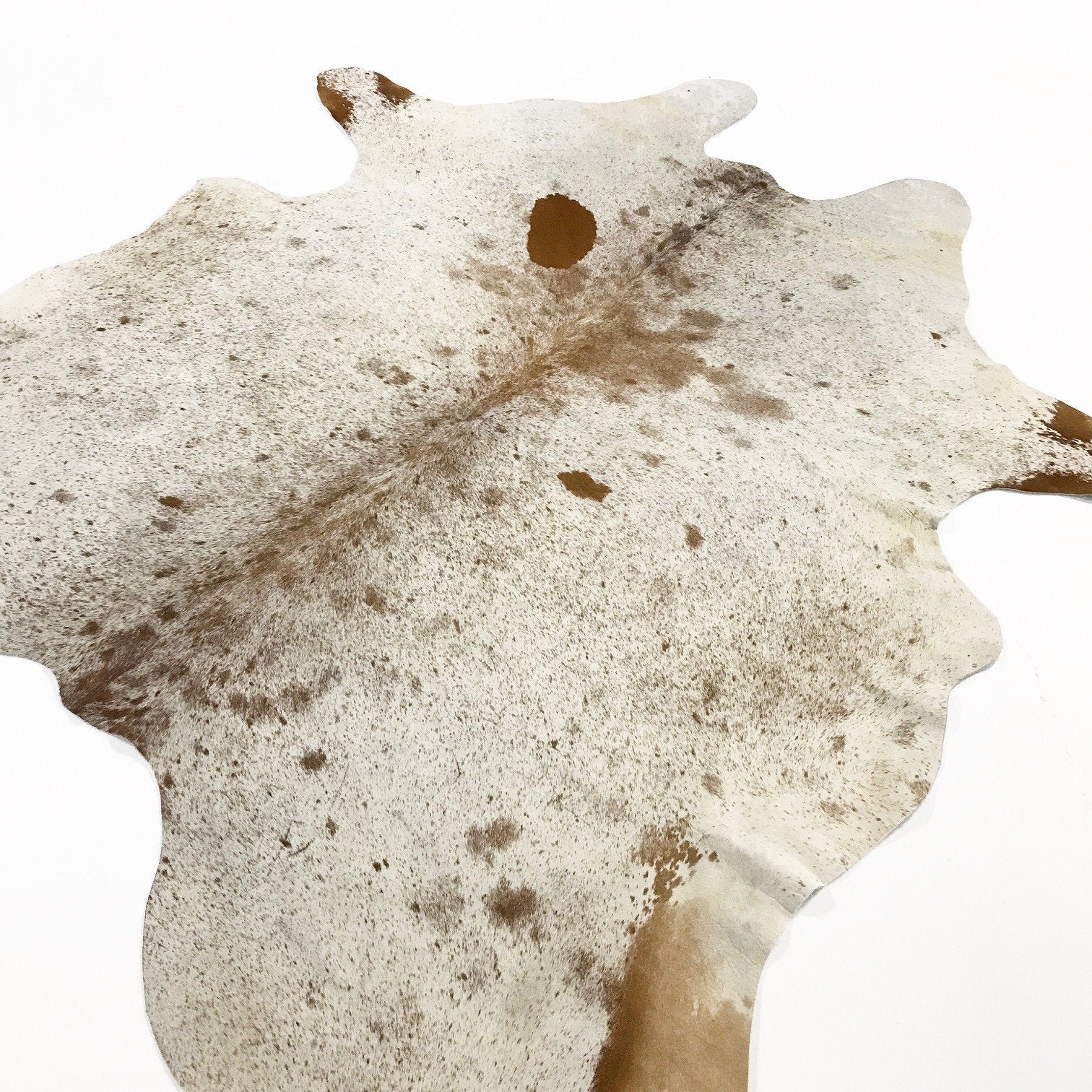RED-SPECKLED COWHIDE RUG - TOM GREEN