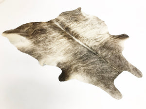 GREY BRINDLE COWHIDE RUG - WIRT