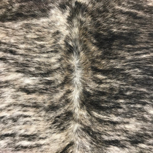 GREY BRINDLE COWHIDE RUG - PENDER