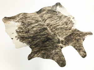 GREY BRINDLE COWHIDE RUG - PENDER