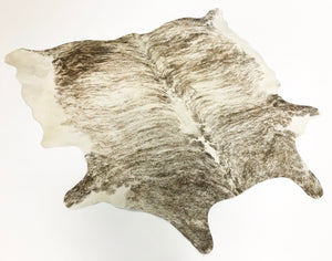 GREY BRINDLE COWHIDE RUG - SHACKELFORD