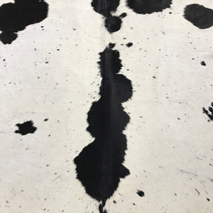 BLACK & WHITE SPECKLED COWHIDE RUG - BLADEN