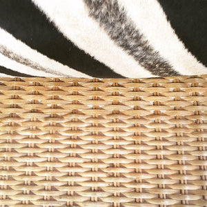 Set of Four MR 10 Side Chairs by Ludwig Mies van der Rohe for Knoll with Zebra Hide Pillows