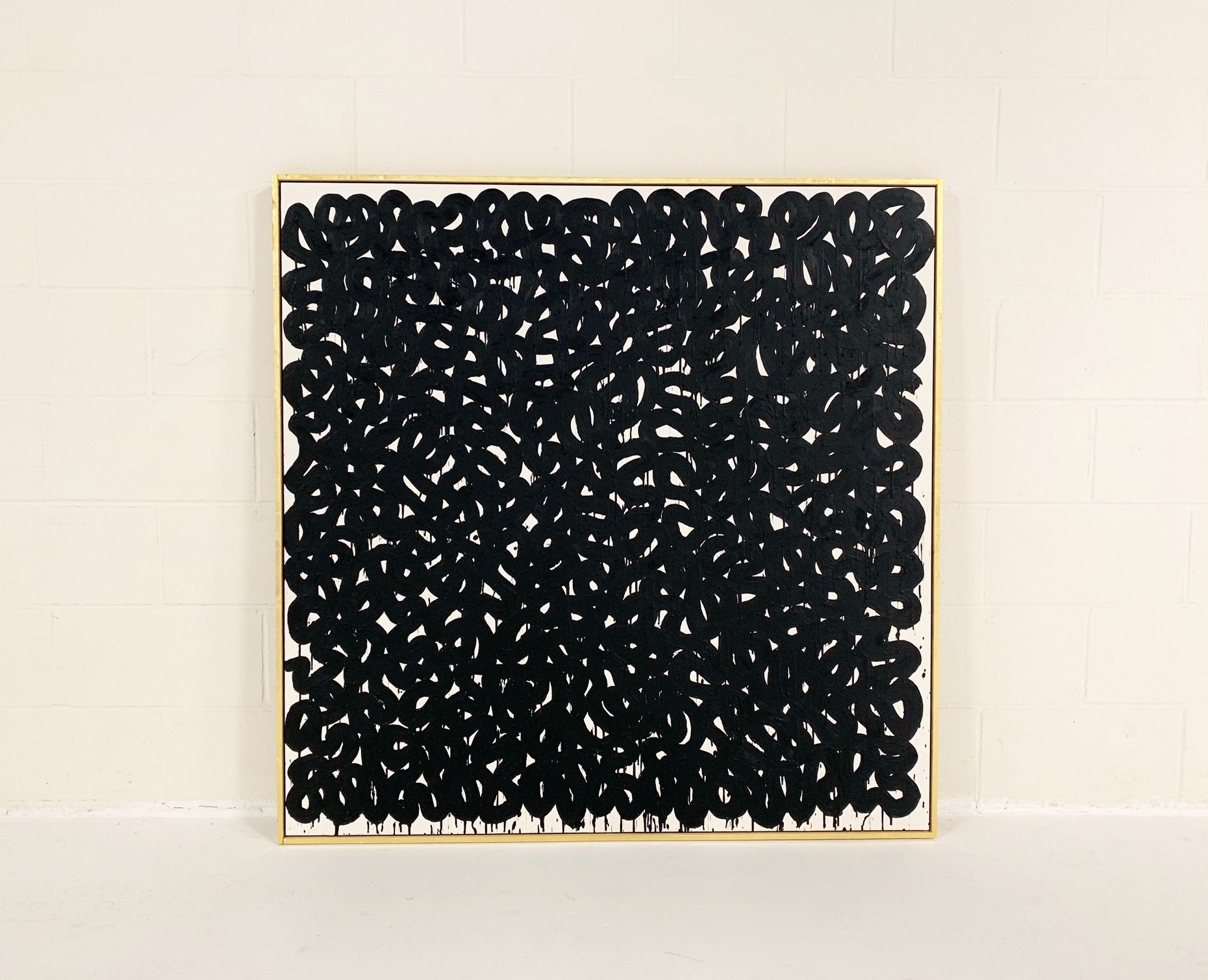 John O'Hara. Series AW, Black. 49.25x49.25"