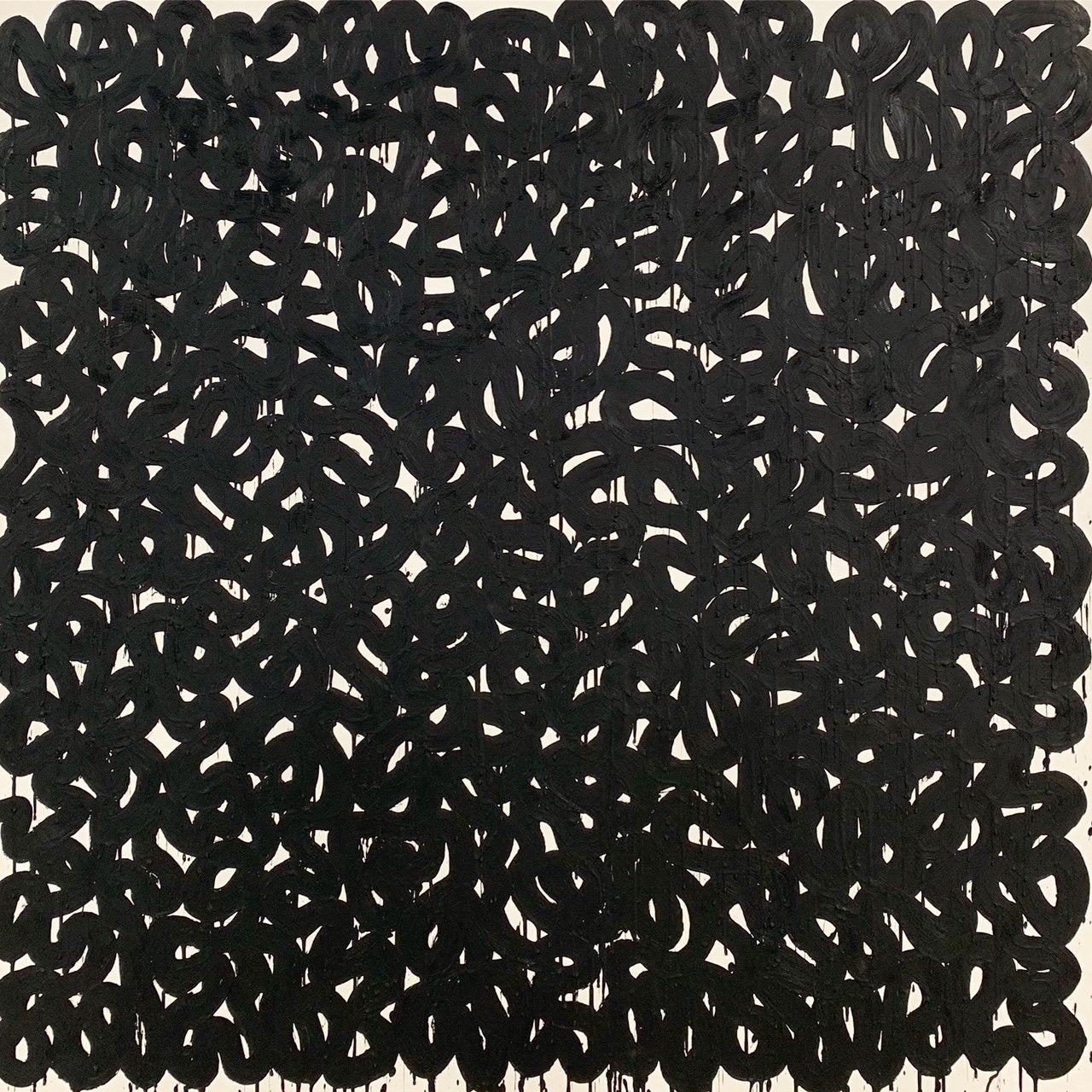 John O'Hara. Series AW, Black. 49.25x49.25"