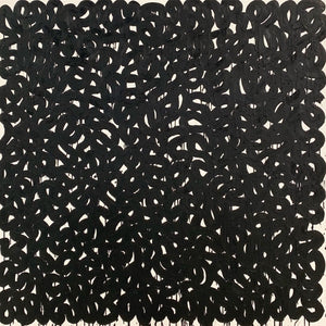 John O'Hara. Series AW, Black. 49.25x49.25"