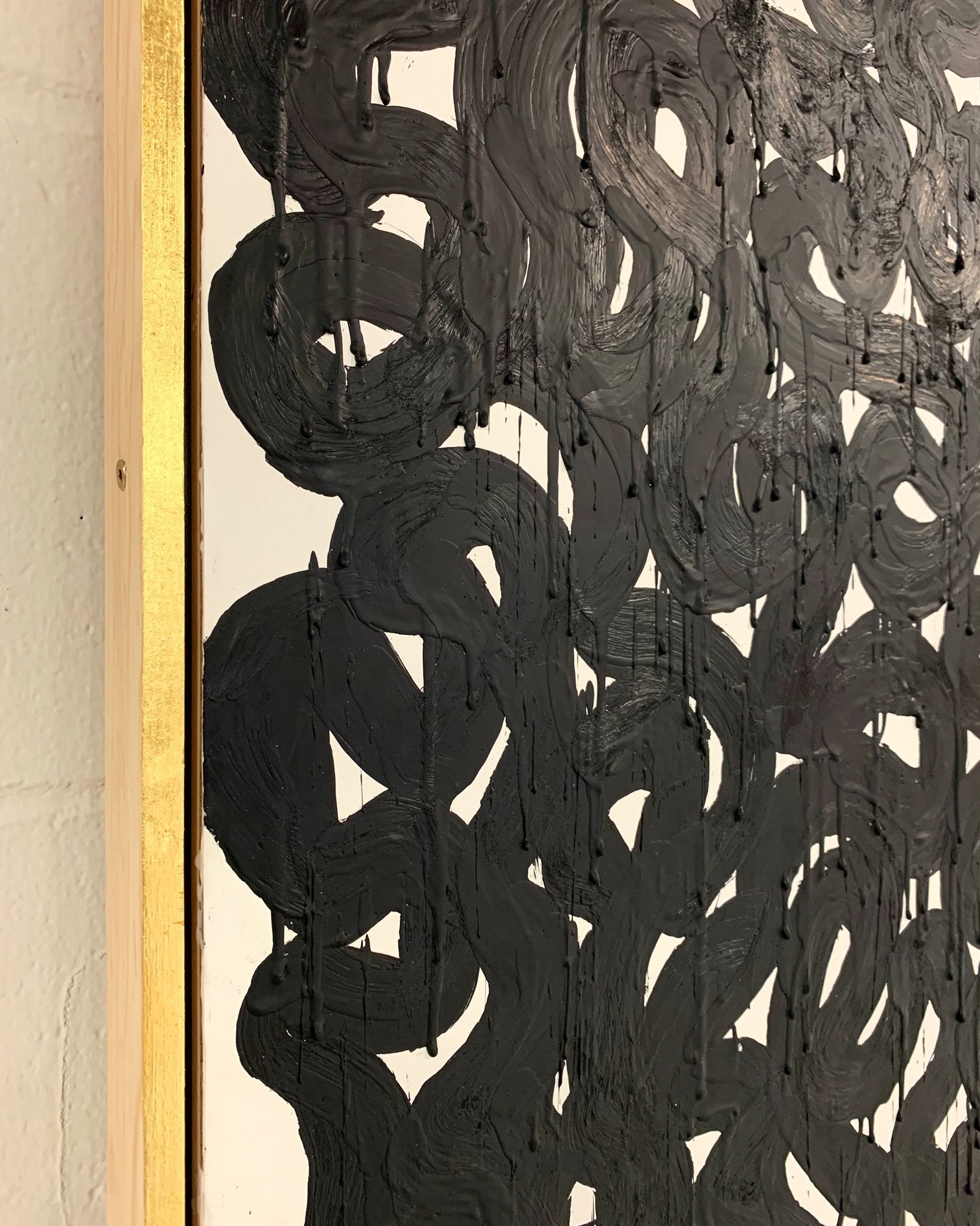 John O'Hara. Series AW, Black. 49.25x49.25"