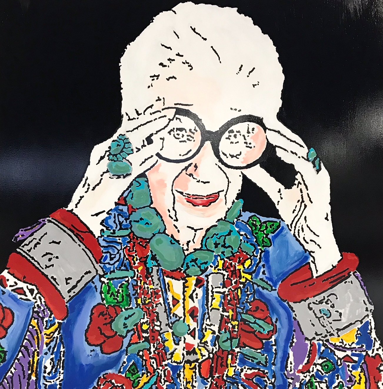 John O'Hara. Iris. 69x69"