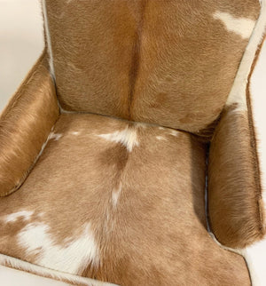 Flair Inc. Lounge Chairs in Brazilian Cowhide