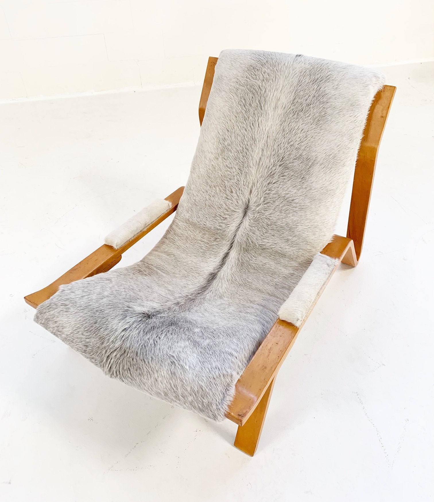 Harvey Probber Suspension Chair in Brazilian Cowhide