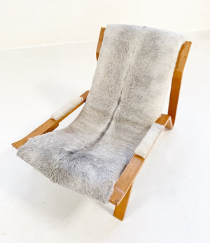Harvey Probber Suspension Chair in Brazilian Cowhide