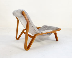 Harvey Probber Suspension Chair in Brazilian Cowhide