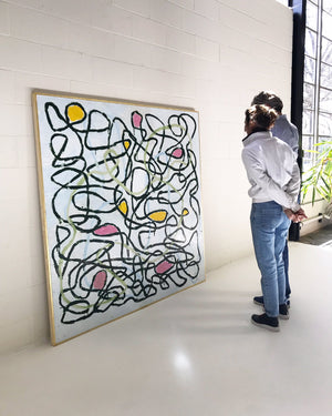 John O'Hara. Lines 148. 68x68"