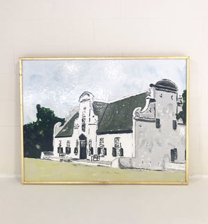 John O'Hara. Cape Dutch. 37.5x49.5"
